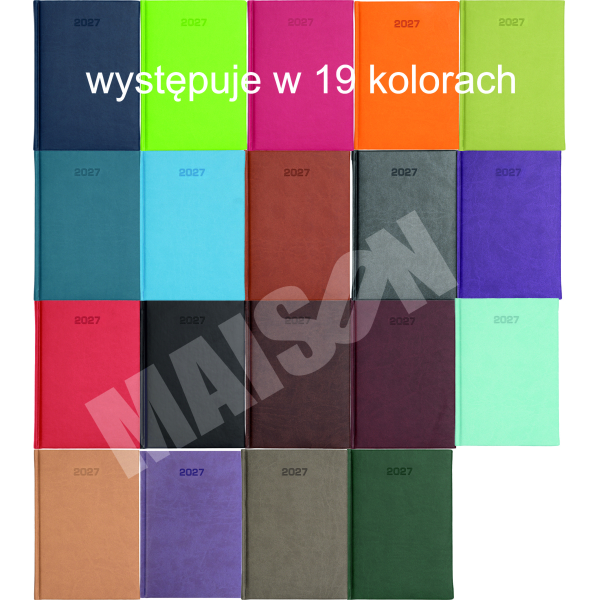 Kalendarz Vivella dzienny A4 2027 z grawerem